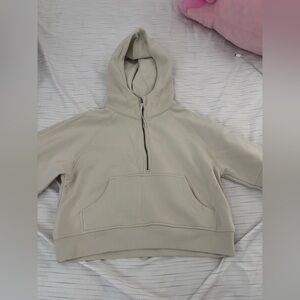 Target Women's Beige Hoodie Jacket